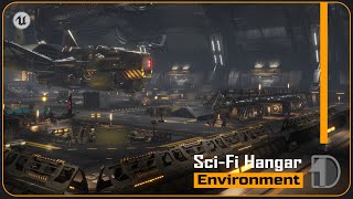 SciFi Hangar 4K - Unreal Engine Asset Pack