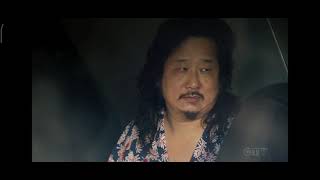 Bobby Lee van scene in Magnum P I as Jin