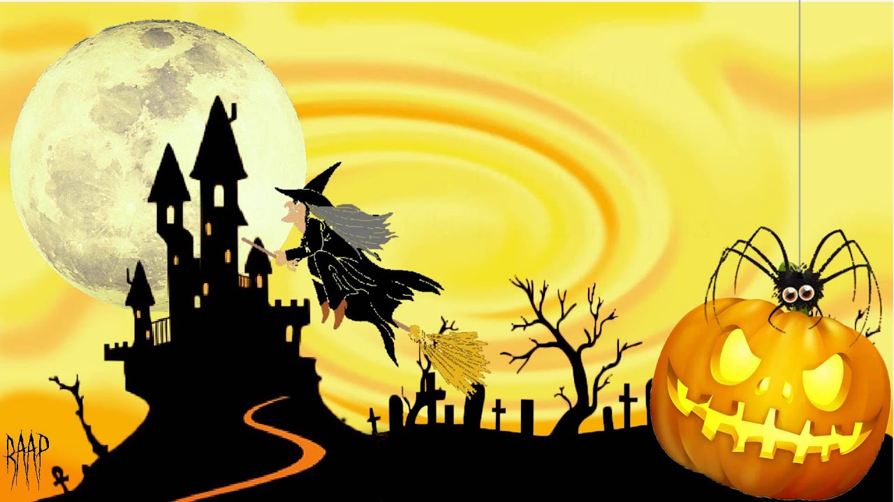 Halloween Witches. ANIMATION YouTube