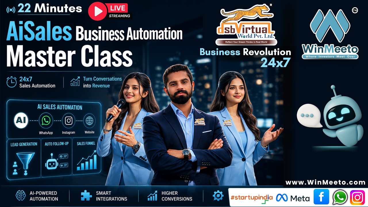 Live Webinar - AI Sales Business Automation Masterclass - Scale Your ...