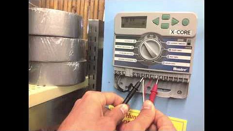Quick and Easy Irrigation Control System Troubleshooting with a Volt Ohm Meter