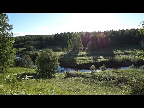 одиночный поход Архангельская обл мертвая деревня спиннинг