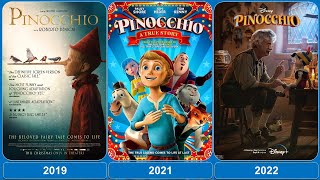 Evolution of Pinocchio 1940-2025 #Pinocchio #animated