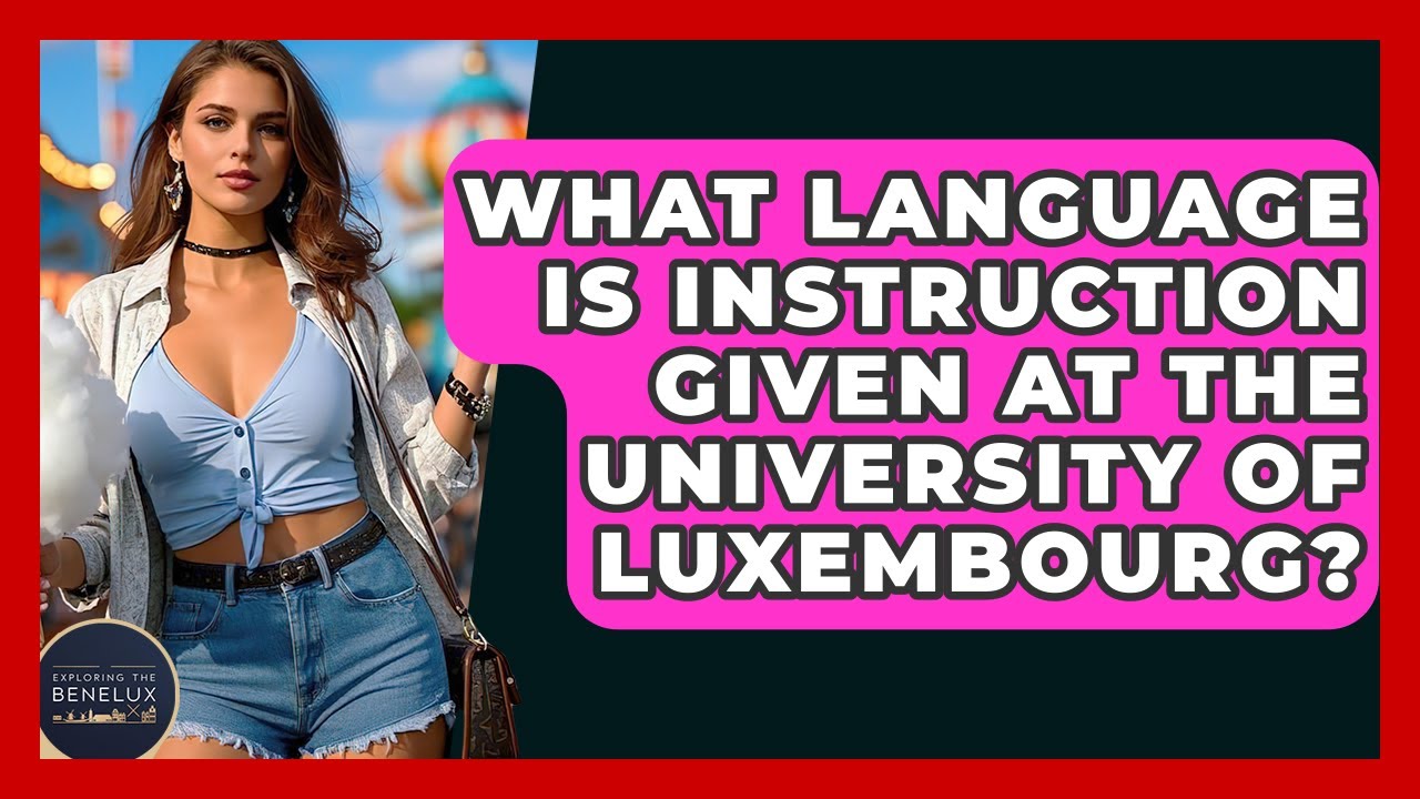 What Language Is Instruction Given At The University Of Luxembourg? - Exploring The Benelux