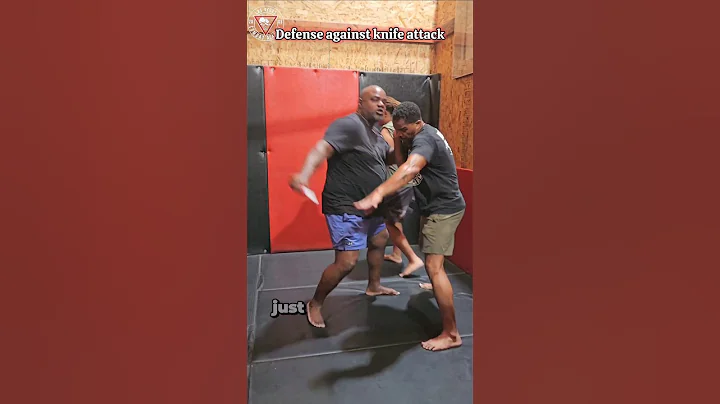 Defense against a knife attack.  #lasvegascombatacademy ense