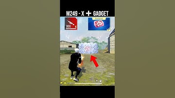 M249 X + Gadget 🔥 Best Weapon Combination | Fast Gloo Wall Destroy #srikantaff