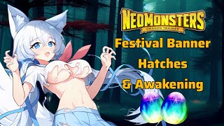 Neo Monsters | Festival Banner | Hatches & New Awakening