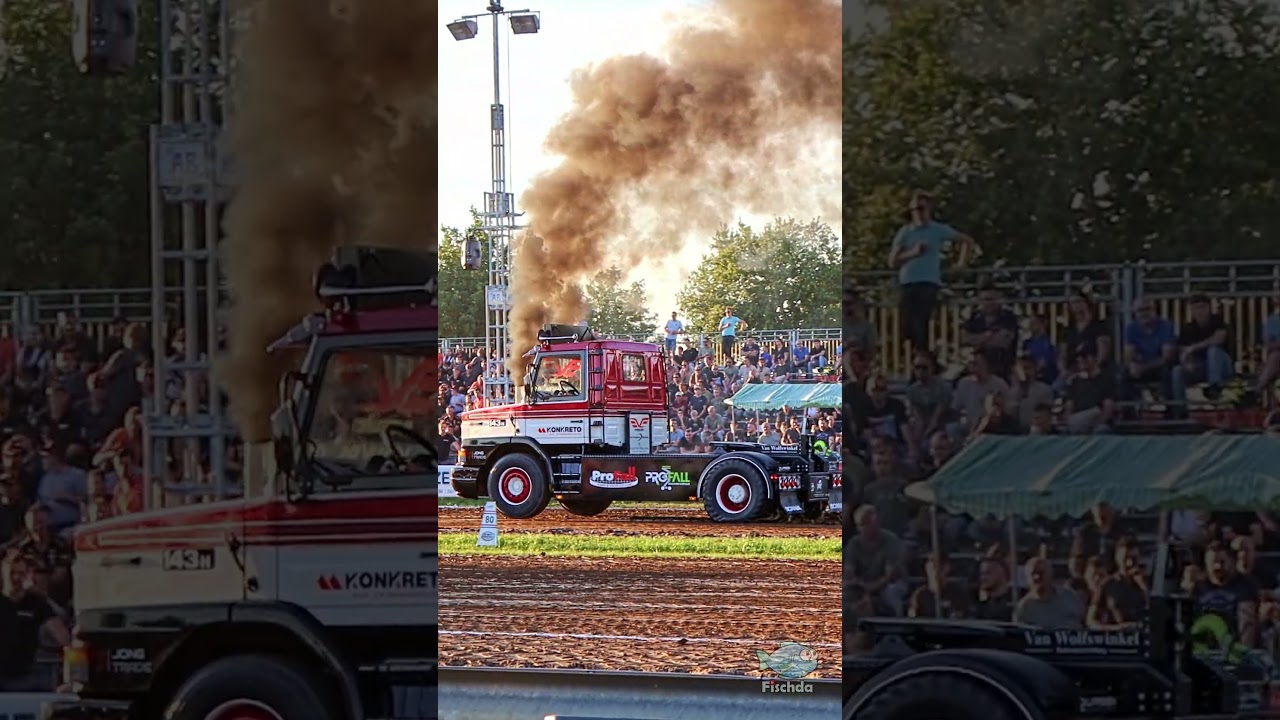 Scania 143H 'Little Rumble' beim NTTO Standaard XL Truck Pulling