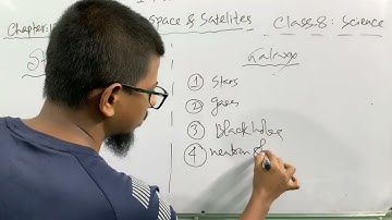 Science || chapter 12: The outer space and satellites || Class 8