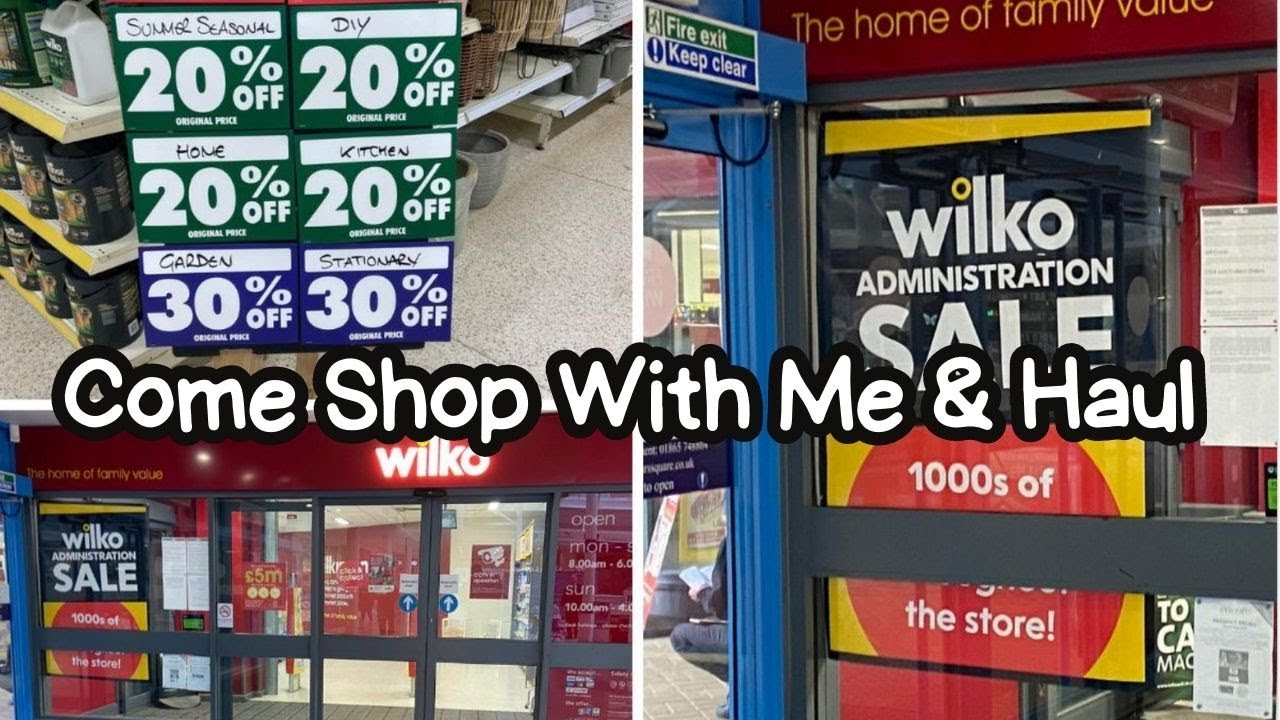 BARGAIN HUNTING AT WILKO - COME SHOP WITH ME  AND SEE MY HAUL | CARLA JENKINS