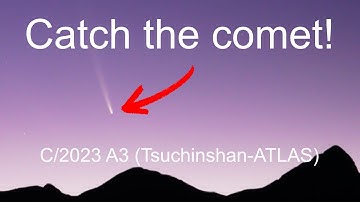 How to observe comet C/2023 A3 (Tsuchinshan-ATLAS): photography and visual