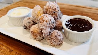 Homemade Donuts | Coffee Chocolate Ganache | Orange Honey Ricotta Cream