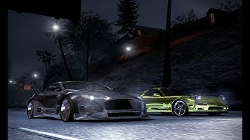 NFS Carbon - Wolf Boss Battle - Mazda RX-7 VS Aston Martin DB9
