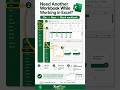 How to Open Another Excel Workbook from the File Tab