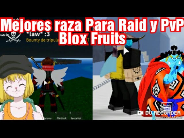 MEJORES RAZAS PARA RAIDS Y PVP!!ROBLOX: BLOX FRUITS GUIA 