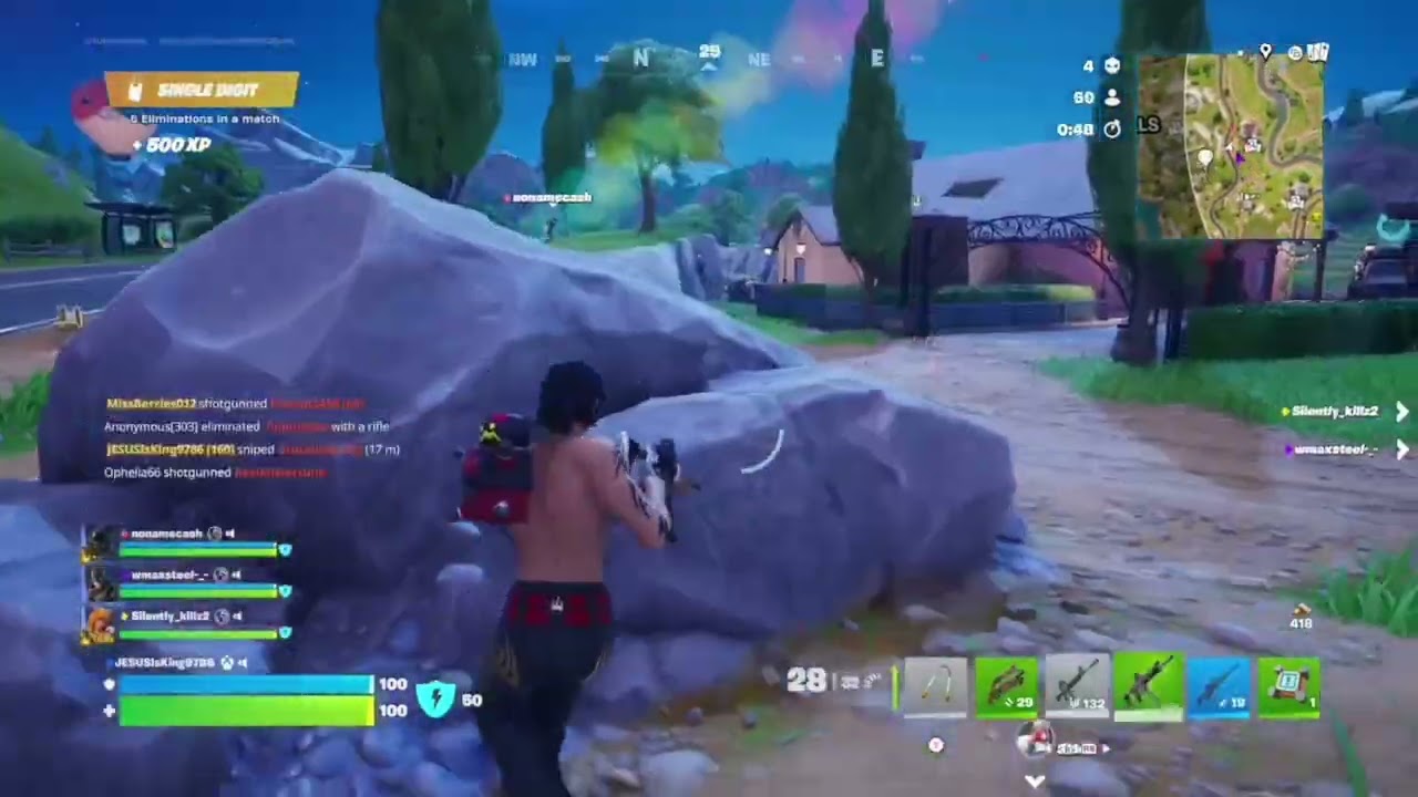 Fortnite zero build gameplay ( Carter Wu) 