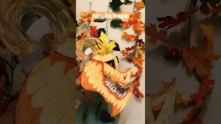 🍂🍁🎃PUMPKIN DRAGON🎃🍁🍂 #dragonpuppet #dragontuber #papercraft #paperdragon #dragonpuppetarmy