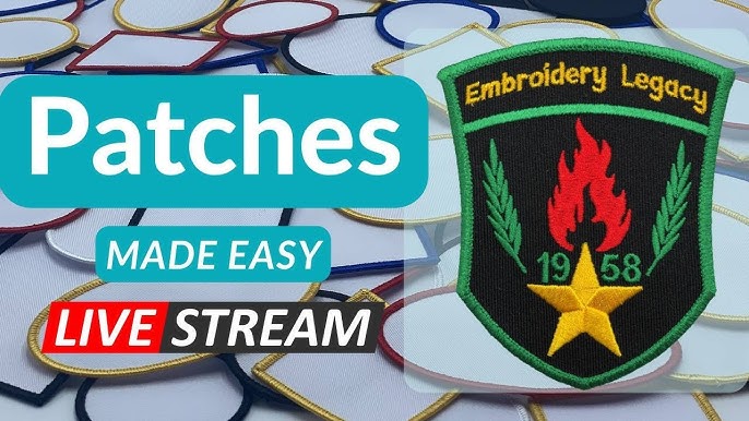 Make custom embroidered patches by Mianembroidery2