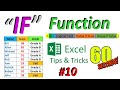 Excel if function | Excel if formula | Excel if formulas and functions | Excel if statements