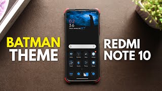 Batman Theme On Redmi Note 10/Pro In MIUI 12.5 - Theme Name ( Dark Knight v12 ) #shorts screenshot 5