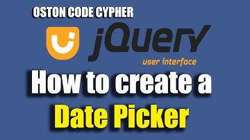 How to create a Date Picker Using jquery UI