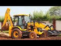 JCB Backhoe Filled Diesel and Going 10x6 Dig Deep For Absorption Water