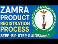 ZAMRA Product Registration Process | Step-by-Step Guide for Zambia"