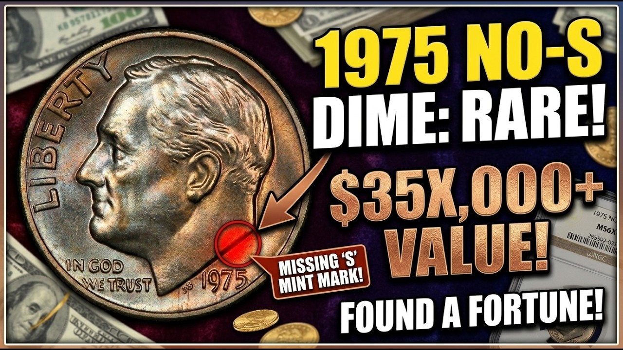 Eko Roosevelt ‎– 1975 - 1982 1975 No-S Roosevelt Dime: The Rare Error Coin Worth Hundreds of