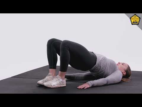 Glute Bridge Walk Out
