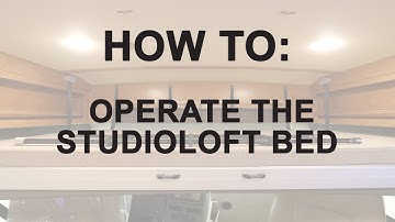 LichtsinnRV.com - How to Operate the StudioLoft Bed in a Winnebago Motor Home