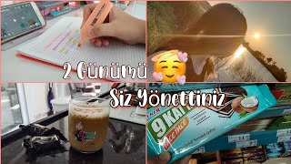 2 GÜNÜMÜ SİZ YÖNETTİNİZ 🐣 | 6'dan 7'ye Hazırlık Study Vlog #3 🧚‍♀️ | Piknik 🐢🌳