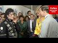 FLASHBACK: Michael Jackson Meets Prince Charles, Princess Diana In London, U.K.