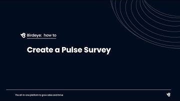 Create Pulse Surveys