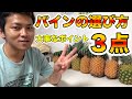 【パイナップル】美味しいパインの選び方，大事なポイント3点！【熱帯果樹栽培者が教える】