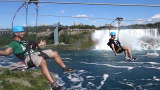 ZIPLINE NIAGARA FALLS CANADA MISTRIDER