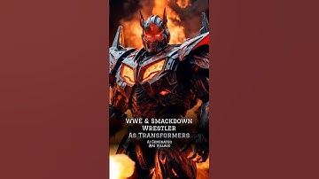 WWE Smackdown + TRANSFORMERS | each Transformers represents the Raw Wrestler #transformers #wwe