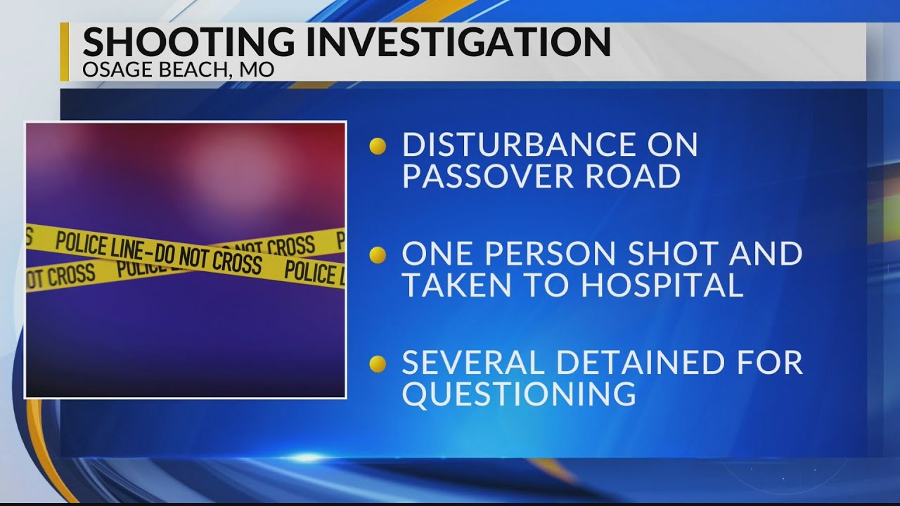 Police investigating shooting in Osage Beach - YouTube