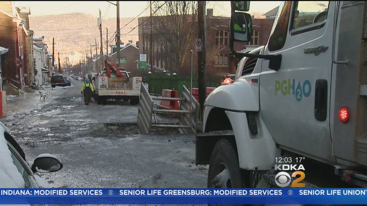 Crews Finish Repairing Leak, Icy Lawrenceville Road Set To Re-Open