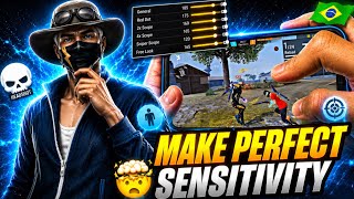 Best Brazilian Sensitivity 2026 for Free Fire | 95% Headshot Settings for All Devices 🔥