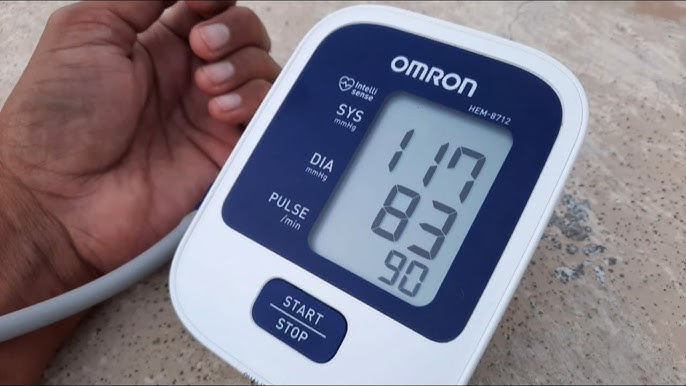 How to Use Omron HEM 7124 - Digital Blood Pressure Monitor & sync with Omron  Connect App. 