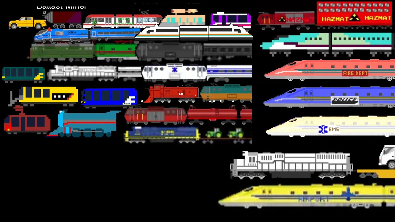 THE KIDS PICTURE SHOW HD RAILWAY VEHICLES 5 LIKE EMERGENCY 10 FIRE 4  UNIXPECTED AND MORE