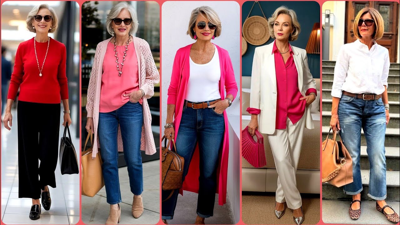 OLDER WOMEN OVER 50,60,70/NEW SPRING TIMELESS FALL FASHION OUTFIT IDEAS 2026