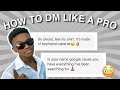 DMing girls on Instagram the WORST Pick-Up lines | Reggie Mohlabi