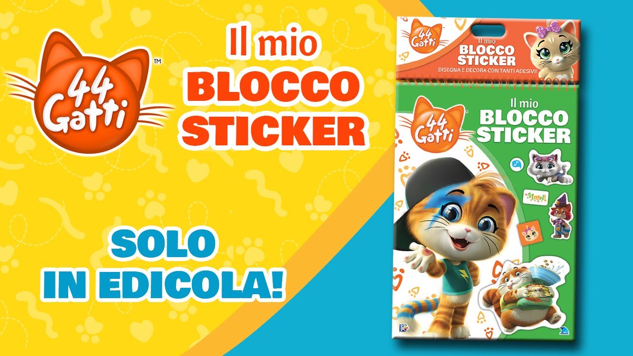 @44GattiIT | Scopriamo insieme Il Mio Blocco Sticker!