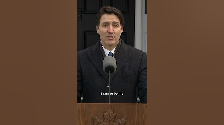 Justin Trudeau announces his resignation