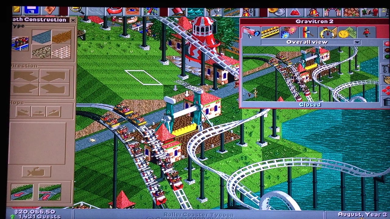The Tycoon Master! Let's Play Roller Coaster Tycoon with Corang15 ...