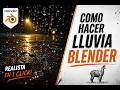 Como hacer lluvia en BLENDER | Rain in blender💦