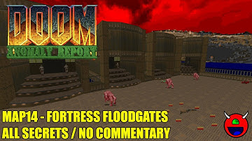 Doom 2: Anomaly Report - MAP14 Fortress Floodgates - All Secrets No Commentary