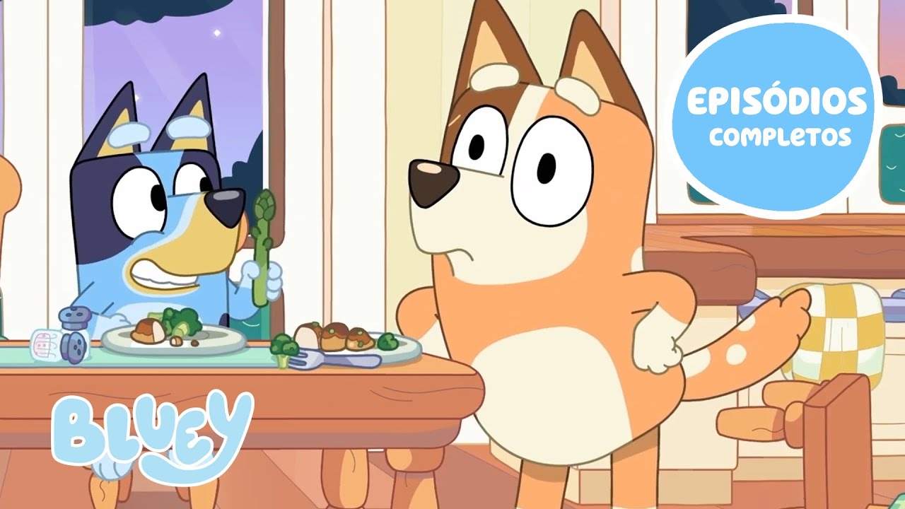 Diversão com Comida | Bluey Episódios Completos | 30 MINUTOS | Bluey ...