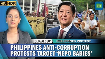 Philippines Erupts in Anti-Nepotism, Anti-Corruption Protests Against Marcos Jr.